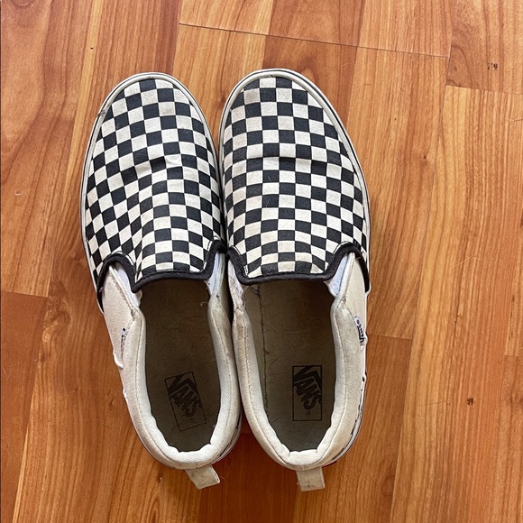 Vans Other - Vans Kids Black and White Checkered Slip-On Sneakers